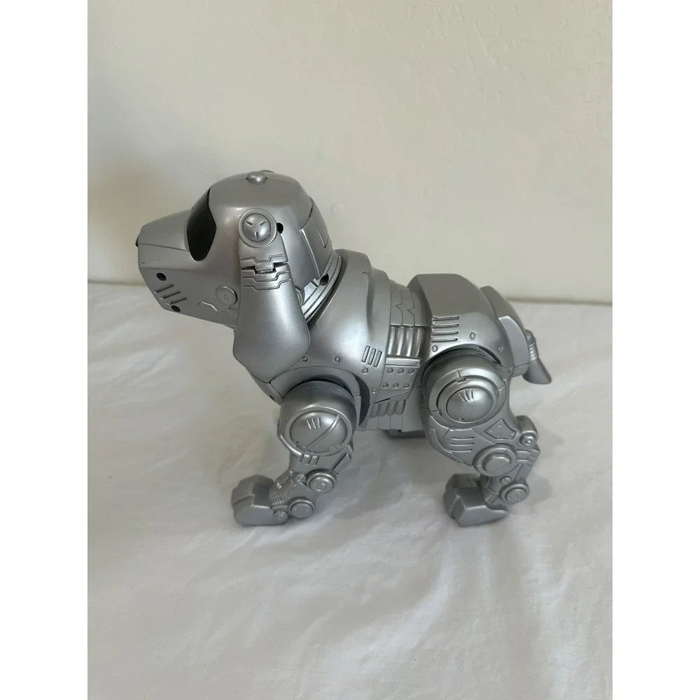 Vintage Tekno Robotic Puppy Dog Motion Interactive by Toy Quest TESTED AND WORKS